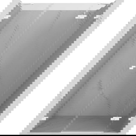 Mexen Lunar душ кабина врати отварящи се на панти, десни 160 см, прозрачни, бели - 834S-160-050-20-00-P