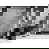Mexen Lunar врати за душ кабина дясни 120 см, прозрачни, златни - 834S-120-050-50-00-P