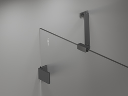 Mexen Lunar душ екран с 1 крило 70 x 150 cm, прозрачен, gun metal - 897-070-000-95-00