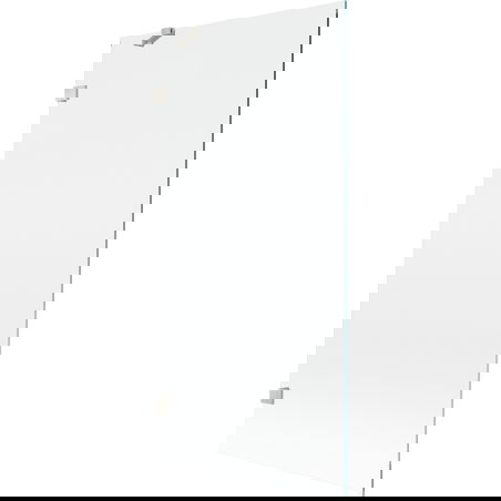 Mexen Lunar стъклен параван за баня с 1 крило 90 x 150 см, прозрачен, матиран никел - 897-090-000-97-00