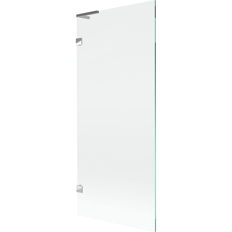 Mexen Lunar L параван за вана 1-крилен 80 x 150 cm, прозрачен, хром - 897L-080-000-01-00