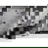 Mexen Lunar врати за душ кабина с десен панта 155 см, прозрачни, четка Gun Gray - 834S-155-050-66-00-P