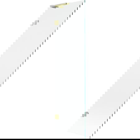 Mexen Lunar L параван за вана 1-крилен 50 x 150 см, прозрачен, златист матов - 897L-050-000-55-00