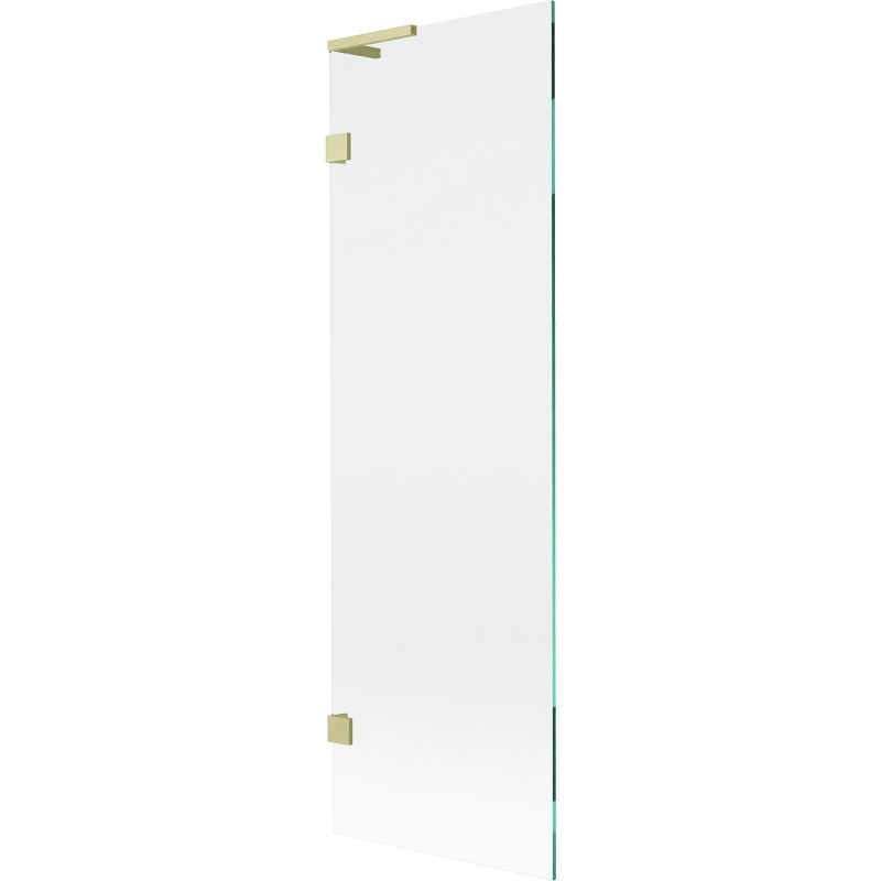 Mexen Lunar L параван за вана с 1 крило 60 x 150 см, прозрачен, златисто четкан - 897L-060-000-55-00