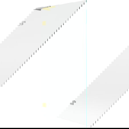 Mexen Lunar L параван за вана с 1 крило 80 x 150 см, прозрачен, златист четкан - 897L-080-000-55-00