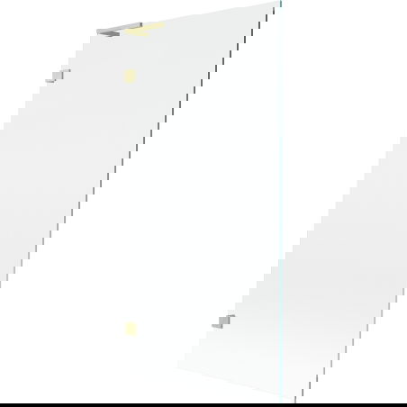 Mexen Lunar L параван за вана 1-крилен 90 x 150 см, прозрачен, златисто четкан - 897L-090-000-55-00