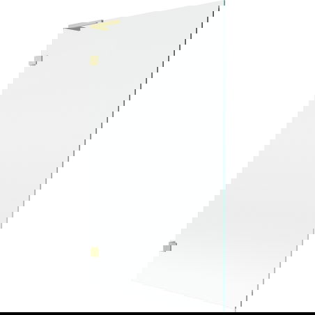 Mexen Lunar L параван за вана с едно крило 100 x 150 см, прозрачен, златист матиран - 897L-100-000-55-00