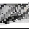 Mexen Lunar душ врата отваряеми десни 125 cm, прозрачни, gun metal - 834S-125-050-95-00-P