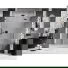 Mexen Lunar душ врата отваряеми десни 125 cm, прозрачни, gun metal - 834S-125-050-95-00-P