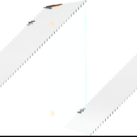 Mexen Lunar L параван за вана 1-крилен 60 x 150 см, прозрачен, розово злато - 897L-060-000-60-00