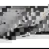 Mexen Lunar врата за душ кабина отваряеми, десни 155 см, прозрачни, gun metal - 834S-155-050-95-00-P