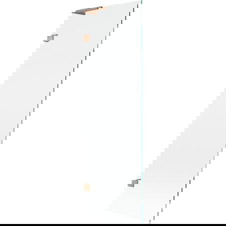 Mexen Lunar L параван за вана 1-крилно 60 x 150 см, прозрачно, четкана мед - 897L-060-000-65-00