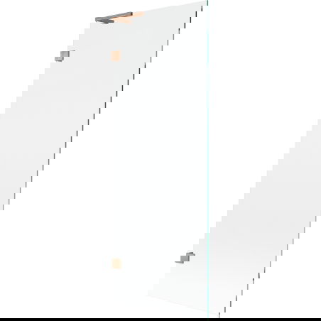 Mexen Lunar L параван за вана 1-крилен 70 x 150 см, прозрачен, четкана мед - 897L-070-000-65-00