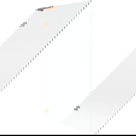 Mexen Lunar L параван за вана 1-крилен 80 x 150 см, прозрачен, четкана мед - 897L-080-000-65-00