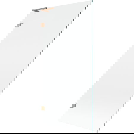 Mexen Lunar L параван за вана 1-крилен 90 x 150 cm, прозрачен, матирано медно покритие - 897L-090-000-65-00