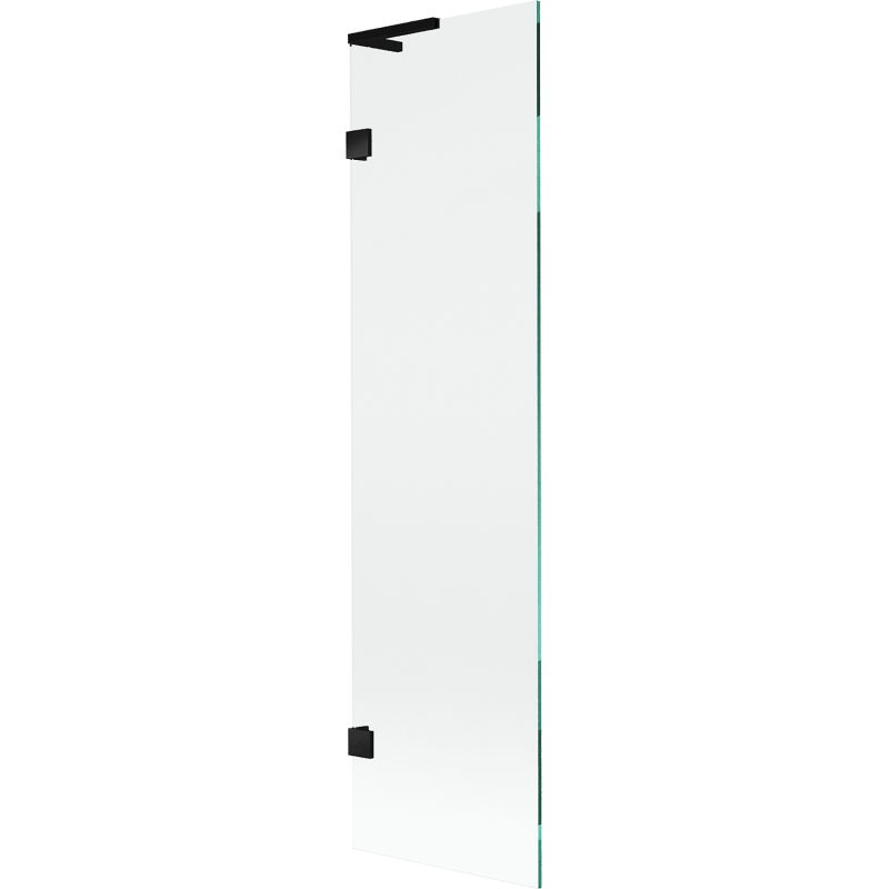 Mexen Lunar L вана параван 1-криилен 50 x 150 см, прозрачен, черен - 897L-050-000-70-00