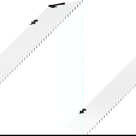 Mexen Lunar L вана параван 1-криилен 50 x 150 см, прозрачен, черен - 897L-050-000-70-00