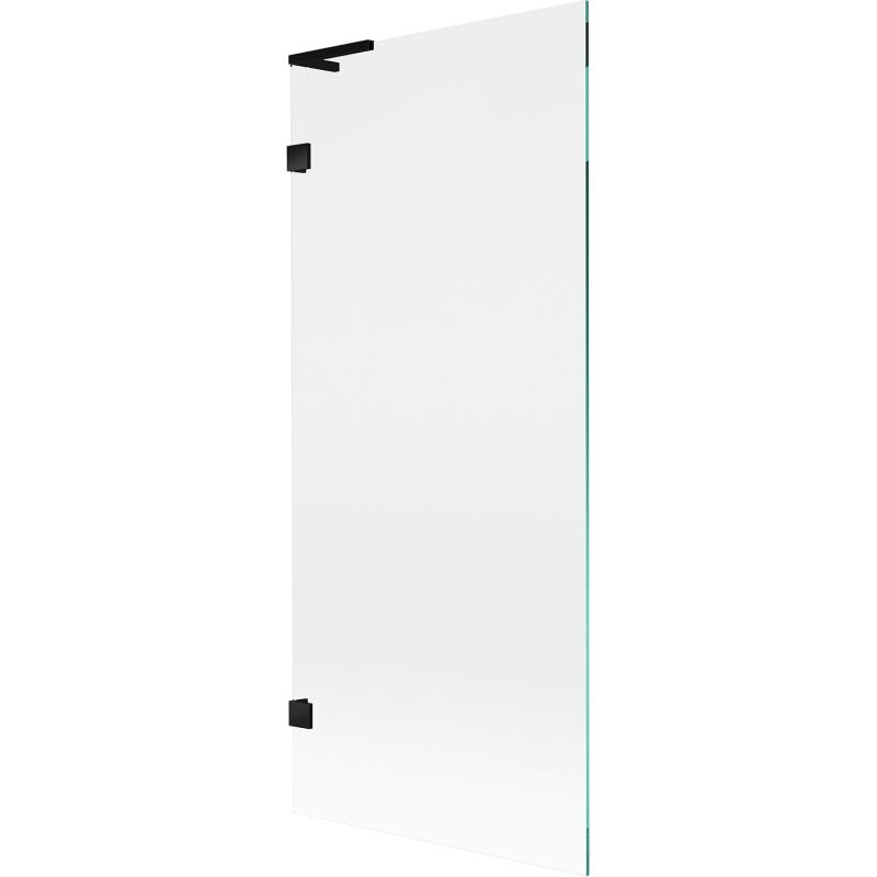 Mexen Lunar L параван за вана 1-крилен 80 x 150 см, прозрачен, черен - 897L-080-000-70-00