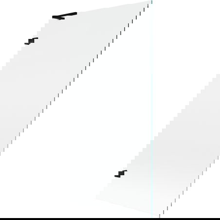 Mexen Lunar L Душ параван за вана 1-крилен 90 x 150 cm, прозрачен, черен - 897L-090-000-70-00