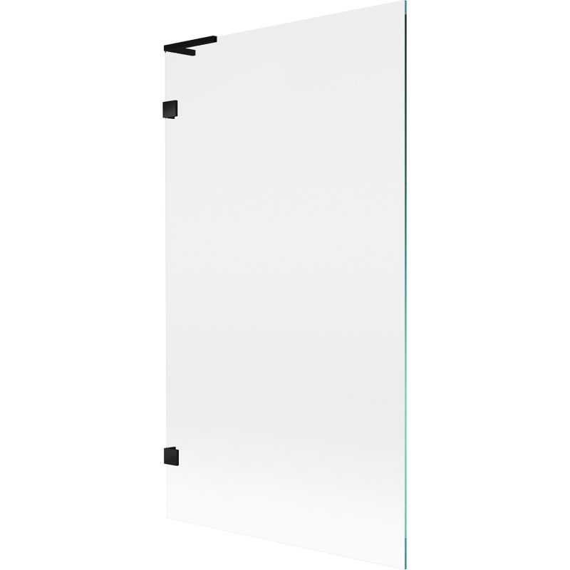 Mexen Lunar L параван за вана с 1 крило 100 x 150 cm, прозрачен, черен - 897L-100-000-70-00