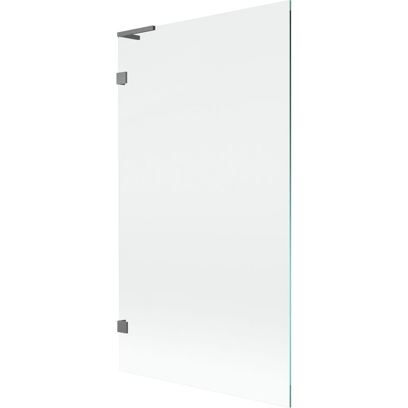 Mexen Lunar L параван за вана с 1 крило 100 x 150 cm, прозрачен, оръжеен метал - 897L-100-000-95-00
