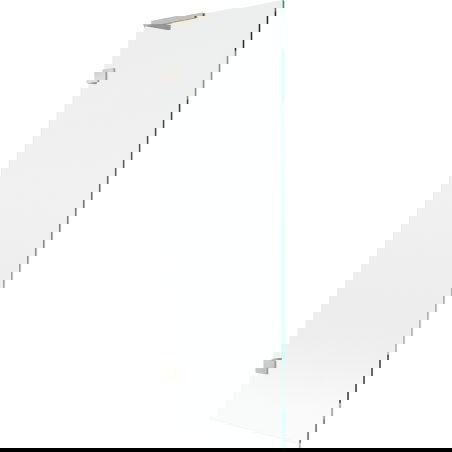 Mexen Lunar L параван за вана с 1 крило 60 x 150 см, прозрачен, четкан никел - 897L-060-000-97-00