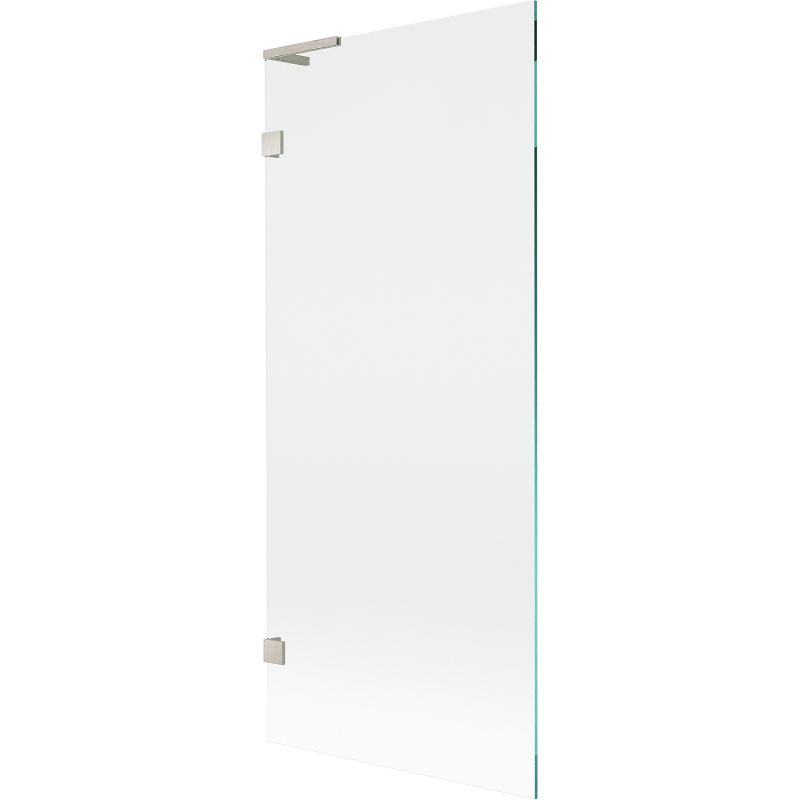 Mexen Lunar L параван за вана с 1 крило 80 x 150 cm, прозрачен, матиран никел - 897L-080-000-97-00