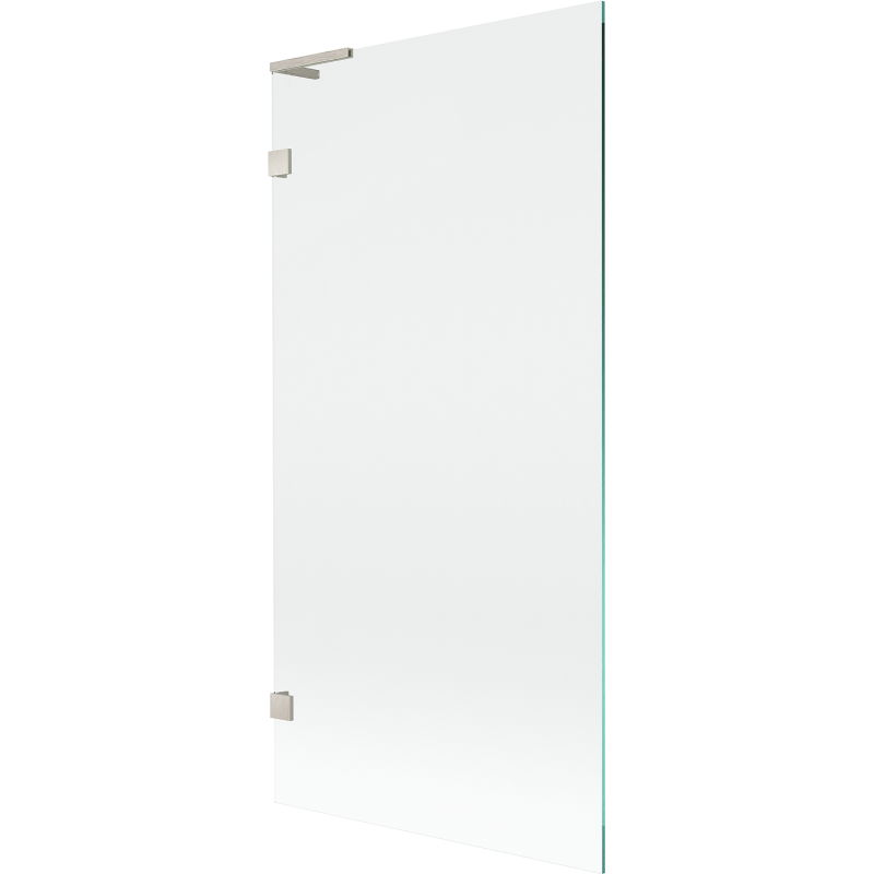 Mexen Lunar L параван за вана с 1 крило 90 x 150 см, прозрачен, четкан никел - 897L-090-000-97-00