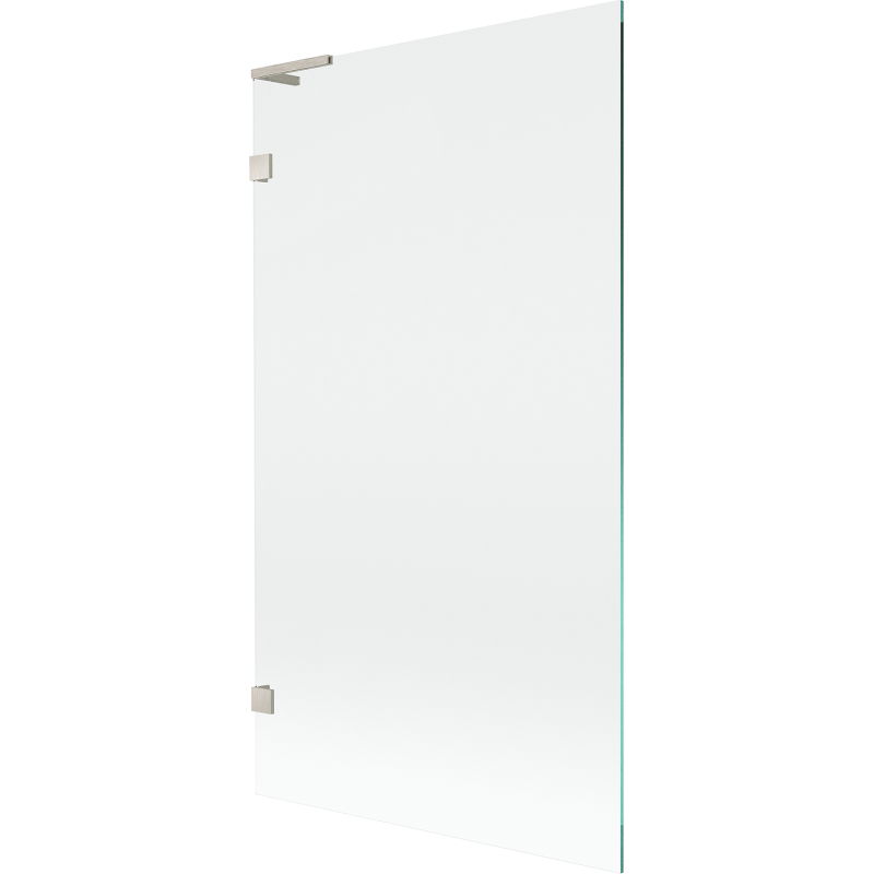 Mexen Lunar L параван за вана 1-панелен 100 x 150 см, прозрачен, матиран никел - 897L-100-000-97-00