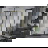 Мексен Апис кабина за душ разминала 140 x 80 см, прозрачна, златна - 840-140-080-50-00