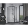 Mexen Apia душ кабина разтегателна 130 x 80 см, прозрачна, хром - 840-130-080-01-00
