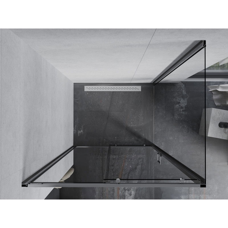 Mexen Apia плъзгаща се душ кабина 135 x 90 см, прозрачна, хром - 840-135-090-01-00