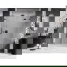 Mexen Lunar L сгъваема душ врата дясна 160 см, прозрачна, четка gun gray - 834SL-160-050-66-00-P