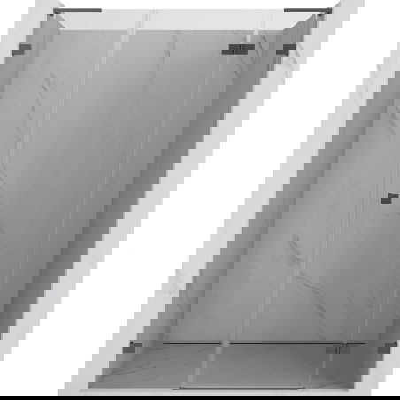 Mexen Lunar L десни врата за душ 155 см, прозрачни, gun metal - 834SL-155-050-95-00-P
