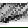 Mexen Lunar L десни врата за душ 155 см, прозрачни, gun metal - 834SL-155-050-95-00-P