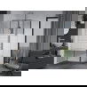 Mexen Apia душ кабина с плъзгащи се врати 135 x 90 см, райета, хром - 840-135-090-01-20