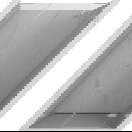 Mexen Lunar L врати за душ кабина, дясни, 155 см, прозрачни, четкан никел - 834SL-155-050-97-00-P