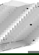 Mexen Lunar-B L дясна врата на душ кабина 100 x 70 см, прозрачна, черна - 832L-100-070-70-00-P