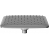 Mexen D-62 дъждовен душ 20x20 см, шлифован сив графит - 79762-66