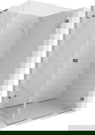 Mexen Lunar-B L кабина за душ с отваряща се дясна врата 80 х 70 см, прозрачна, оръжеен метал - 832L-080-070-95-00-P