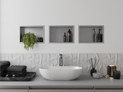 Mexen X-Wall-R нишова полица с фланец 30 x 20 cm, inox - 1910302010