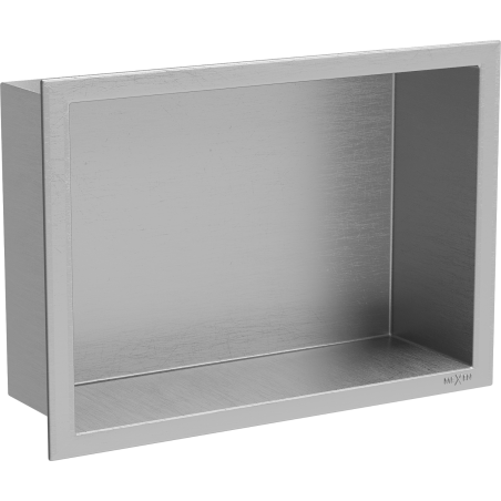 Mexen X-Wall-R нишева полица с яка 30 x 20 см, инокс - 1910302010