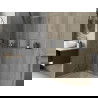 Mexen X-Wall-R нишова полица с фланец 30 x 20 cm, inox - 1910302010
