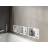 Mexen X-Wall-R интериорна рафт с облицовка 30 x 20 см, бяла - 1920302010
