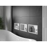 Mexen X-Wall-R нишева полица с фланец 30 x 20 cm, бяла - 1920302010
