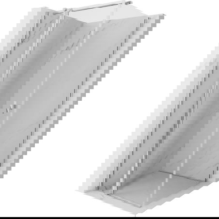Mexen Mist T душ кабина с врата, която се отваря, 85 x 85 см, прозрачна, хром - 8A4T-085-085-01-00