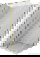 Mexen Mist T душ кабина с отваряща се врата 110 x 75 cm, прозрачна, златна - 8A4T-110-075-50-00