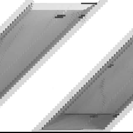 Mexen Lunar L десни врати за душ кабина 80 см, прозрачни, четка Gun Gray - 834L-080-000-66-00-P