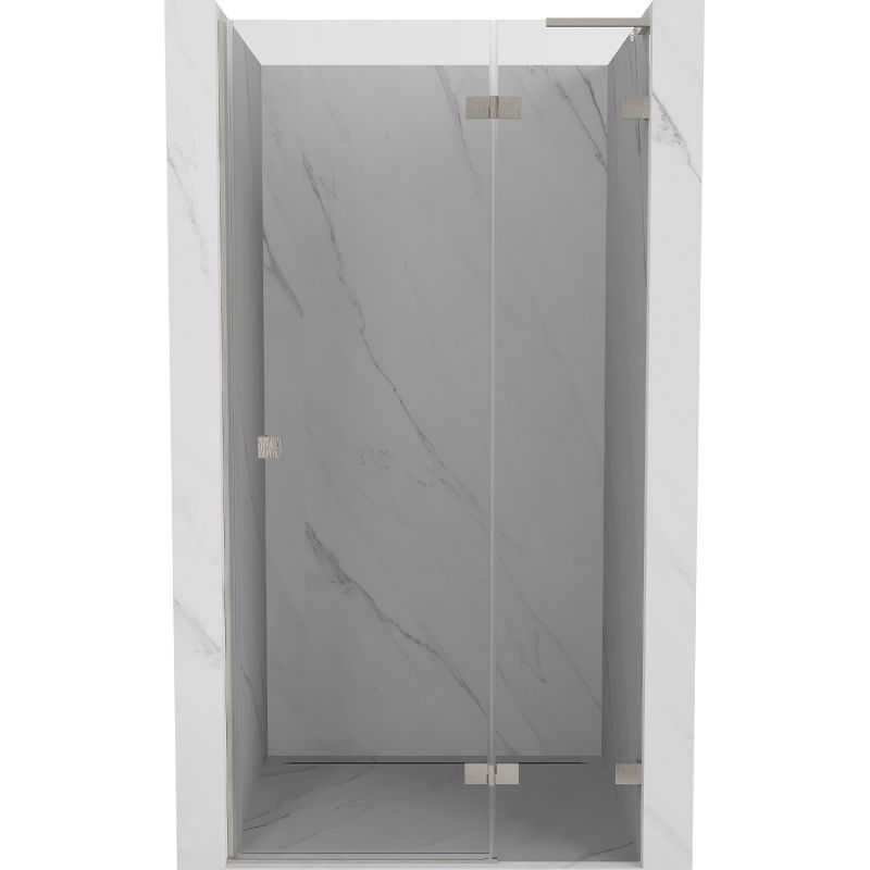 Mexen Lunar L душ кабина, отваряеми врати, дясна, 105 см, прозрачна, матов никел - 834L-105-000-97-00-P