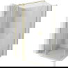 Mexen Mist T душ кабина 115 x 80 см, прозрачна, злато четкано - 8A4T-115-080-55-00
